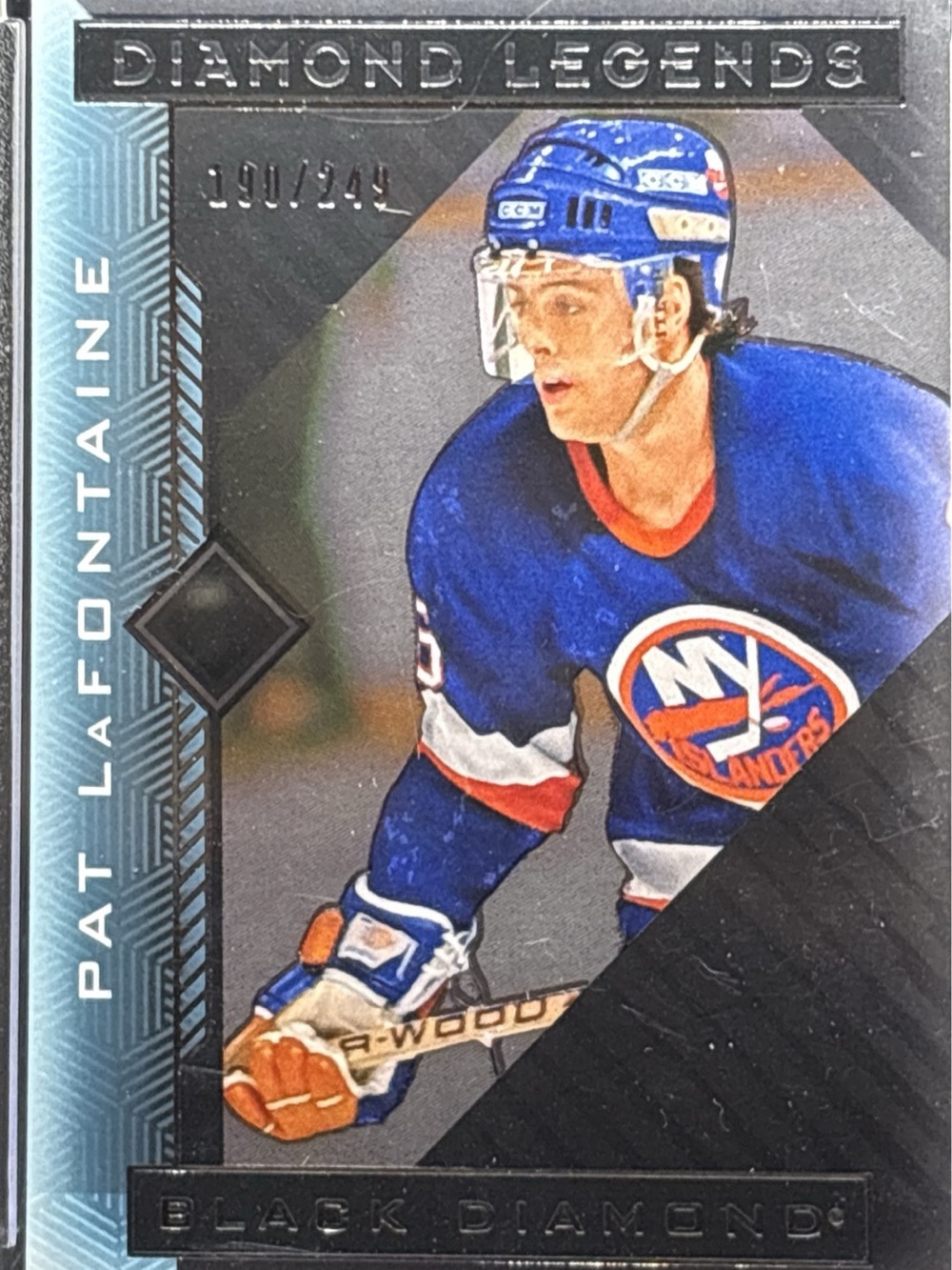 Upper Deck Pat LaFontaine Diamond Legends Hockey Card - LE 190/249